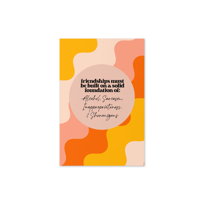 Foundations of Friendship Greeting Card