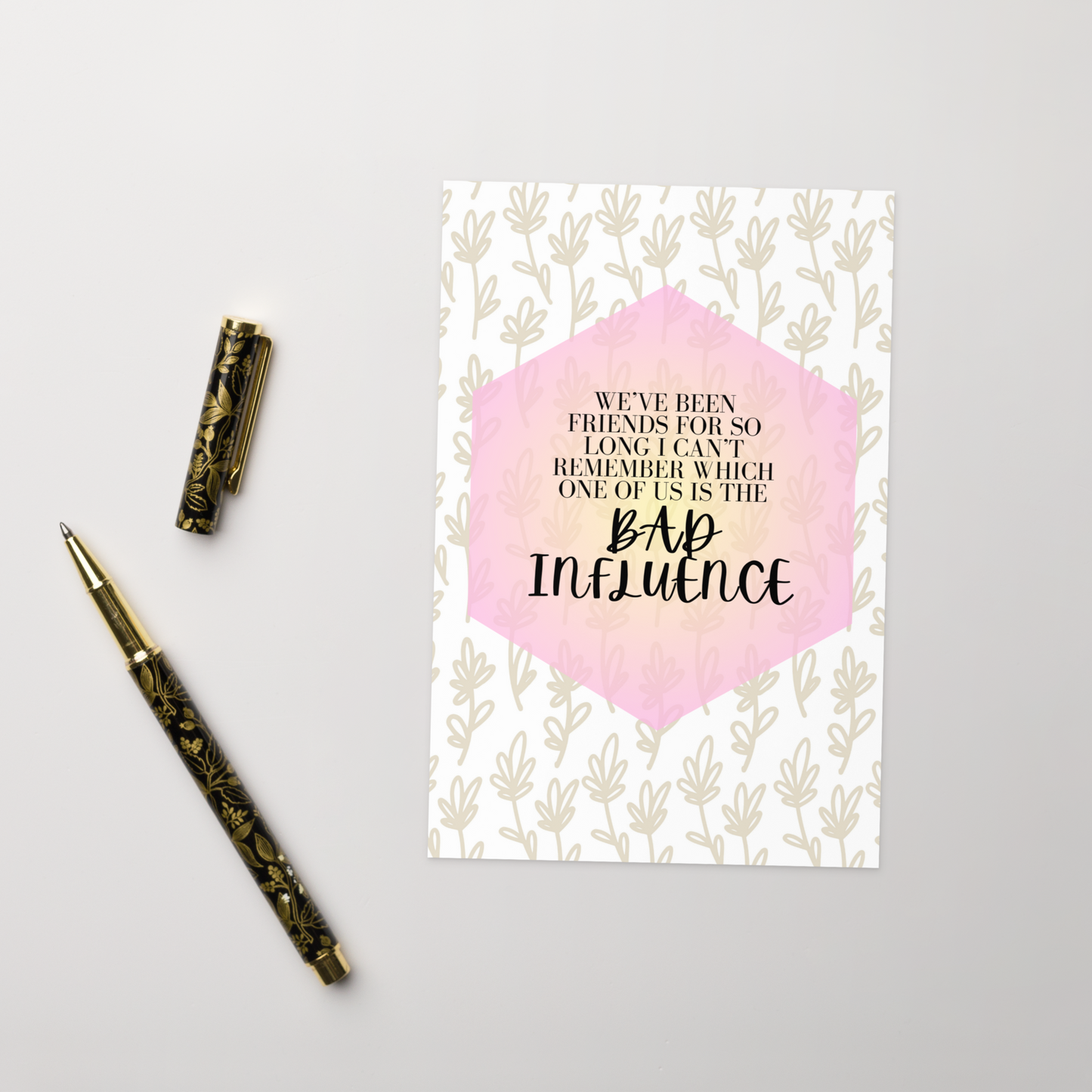 Can't Remember Who's the Bad Influence Card