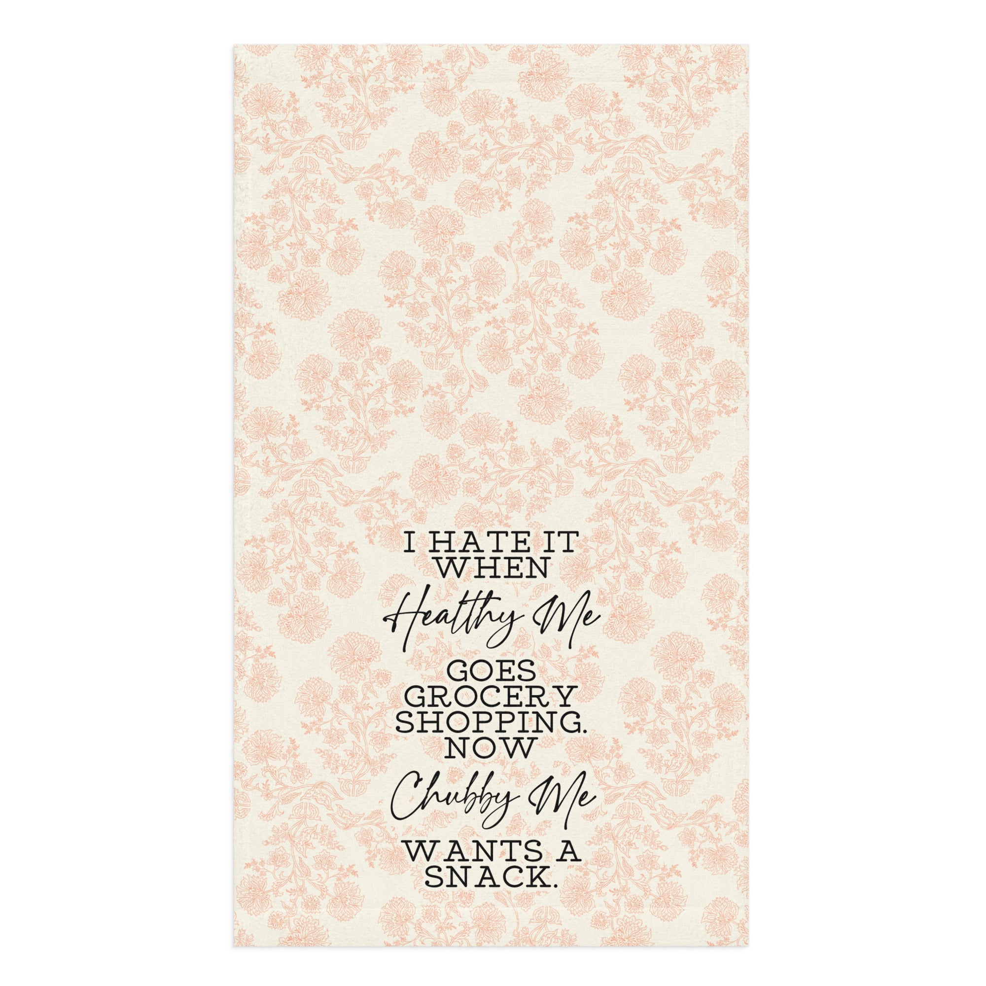 Healthy Me vs Snack Me Towel