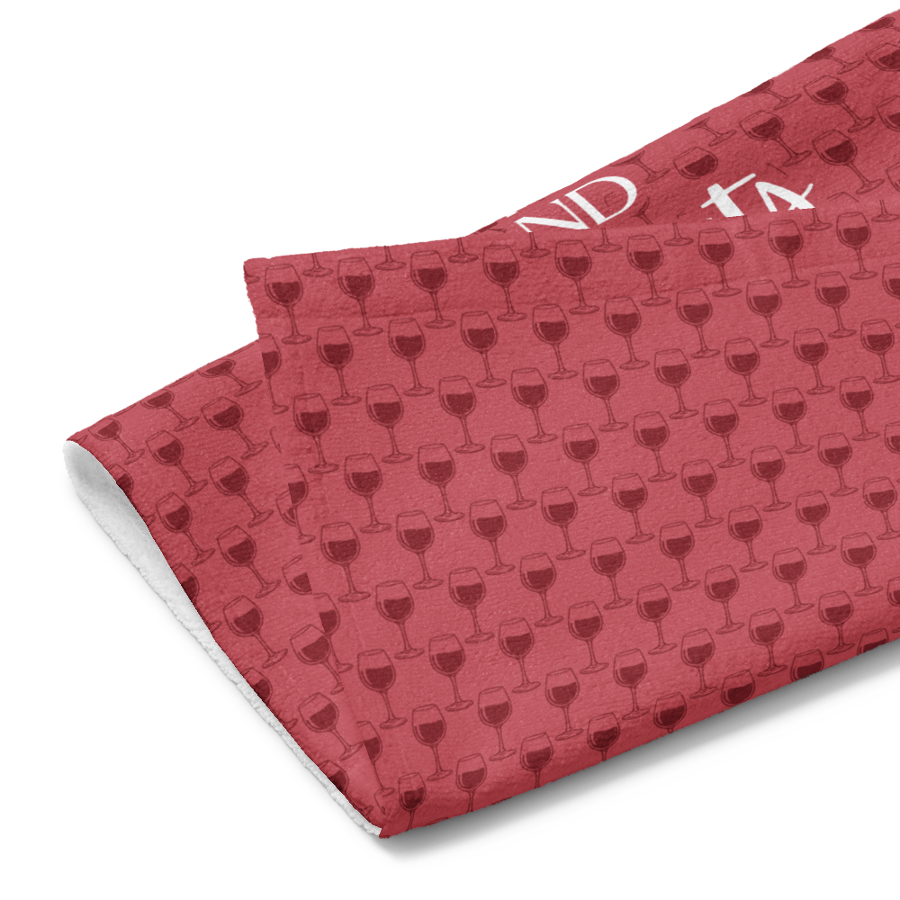 A True Friend Puts a Wine Glass in Your Hand Towel