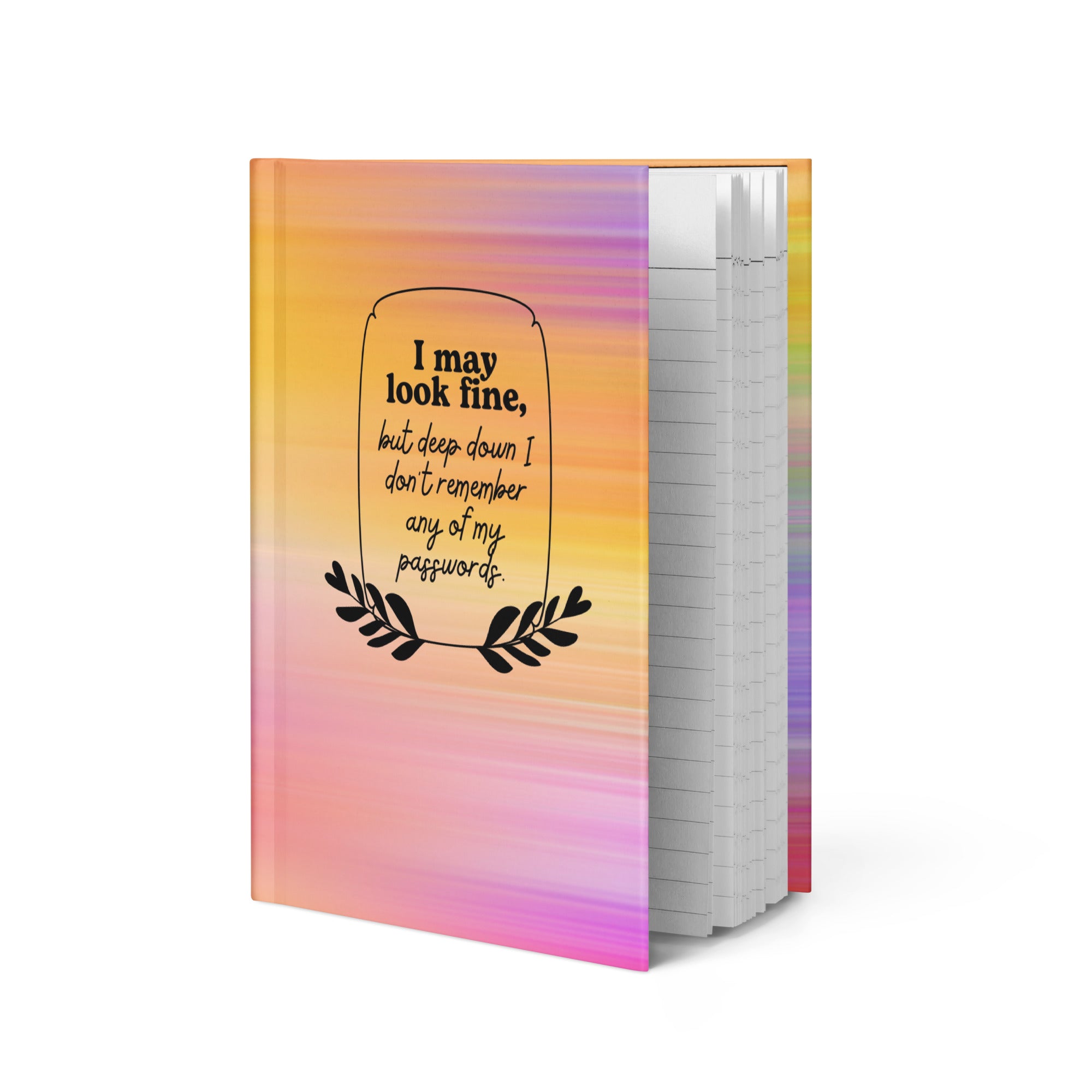 I Don't Remember My Passwords Journal