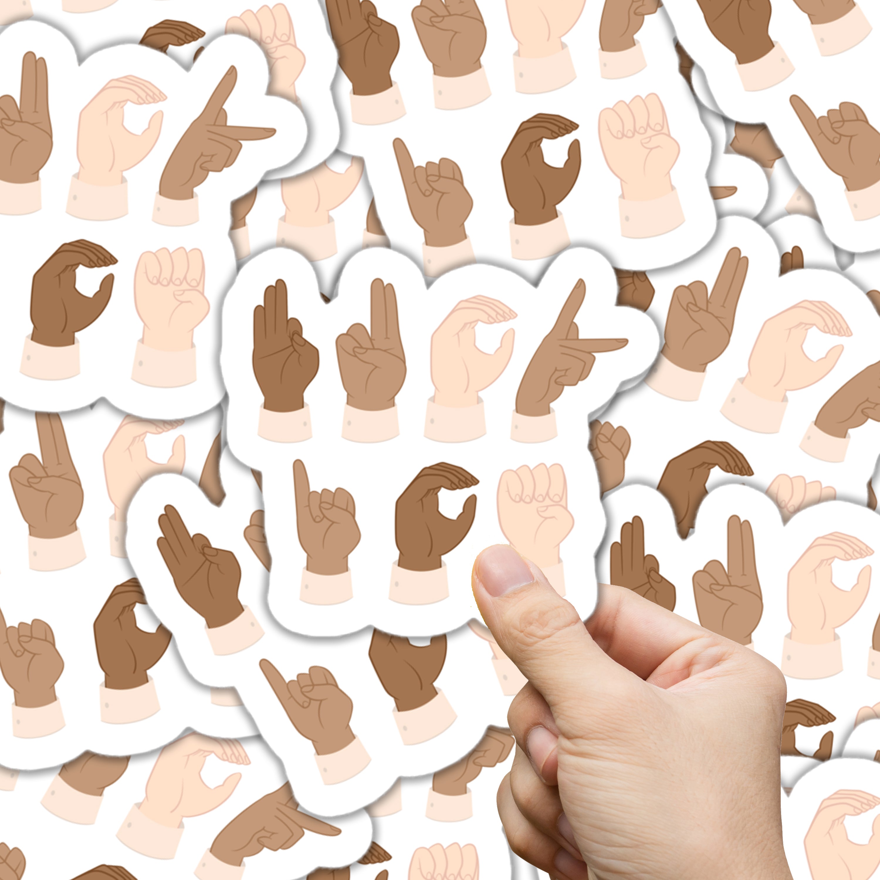 Fuck ICE Sign Language Sticker