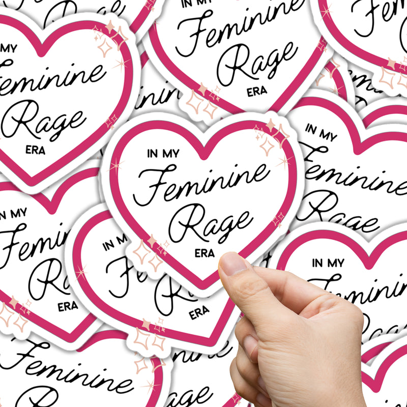 In My Feminine Rage Era Sticker