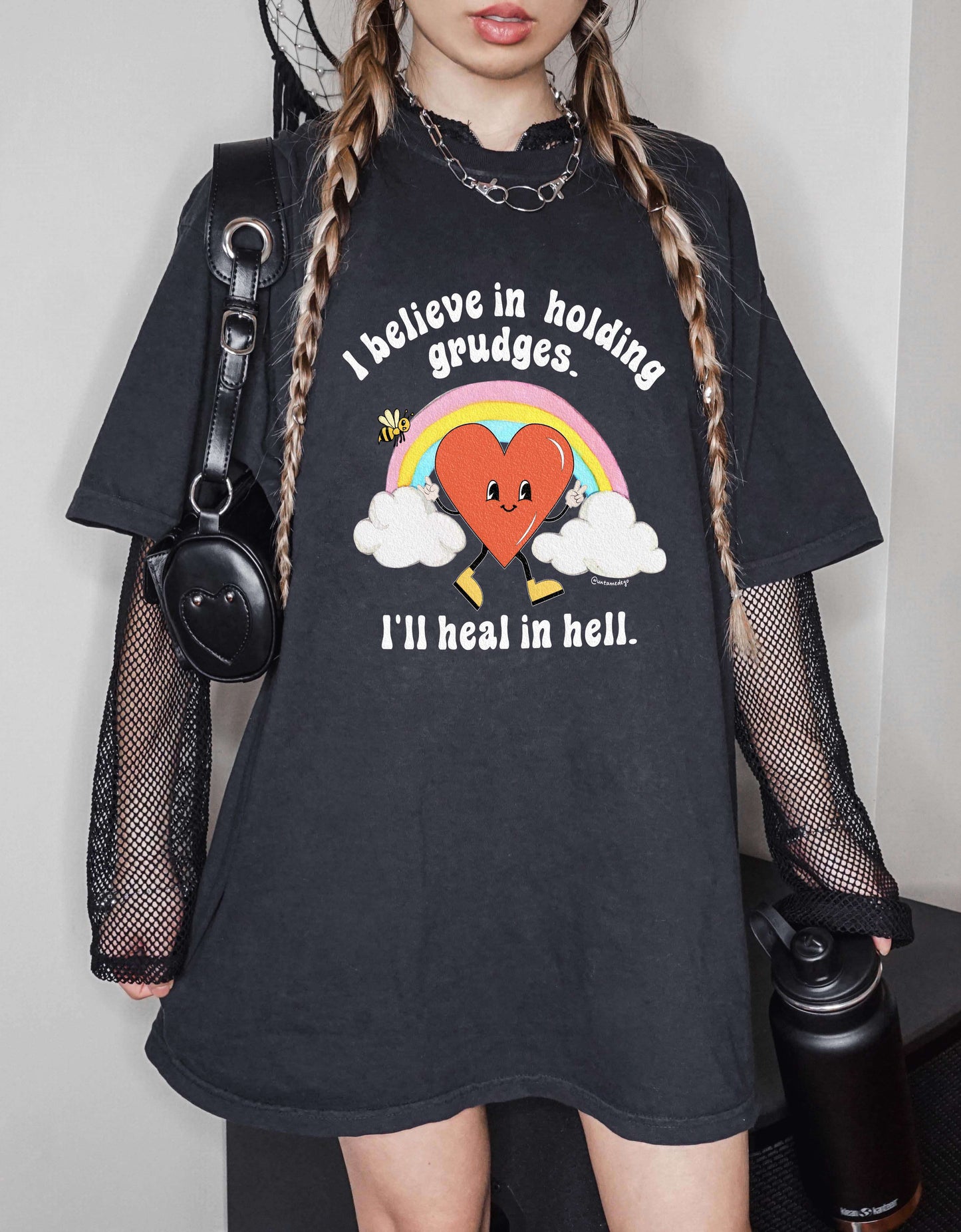 I Believe In Holding Grudges I'll Heal In Hell Unisex Tee