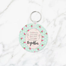 Load image into Gallery viewer, True Friends Don&#39;t Judge Each Other Keychain