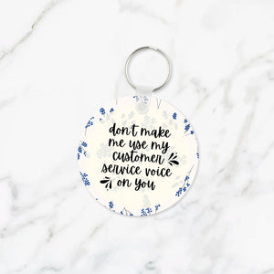 Customer Service Voice Keychain