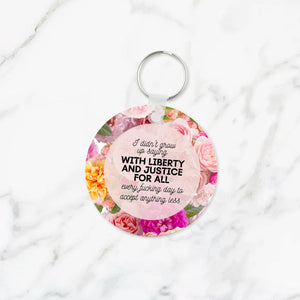 Liberty & Justice Keychain