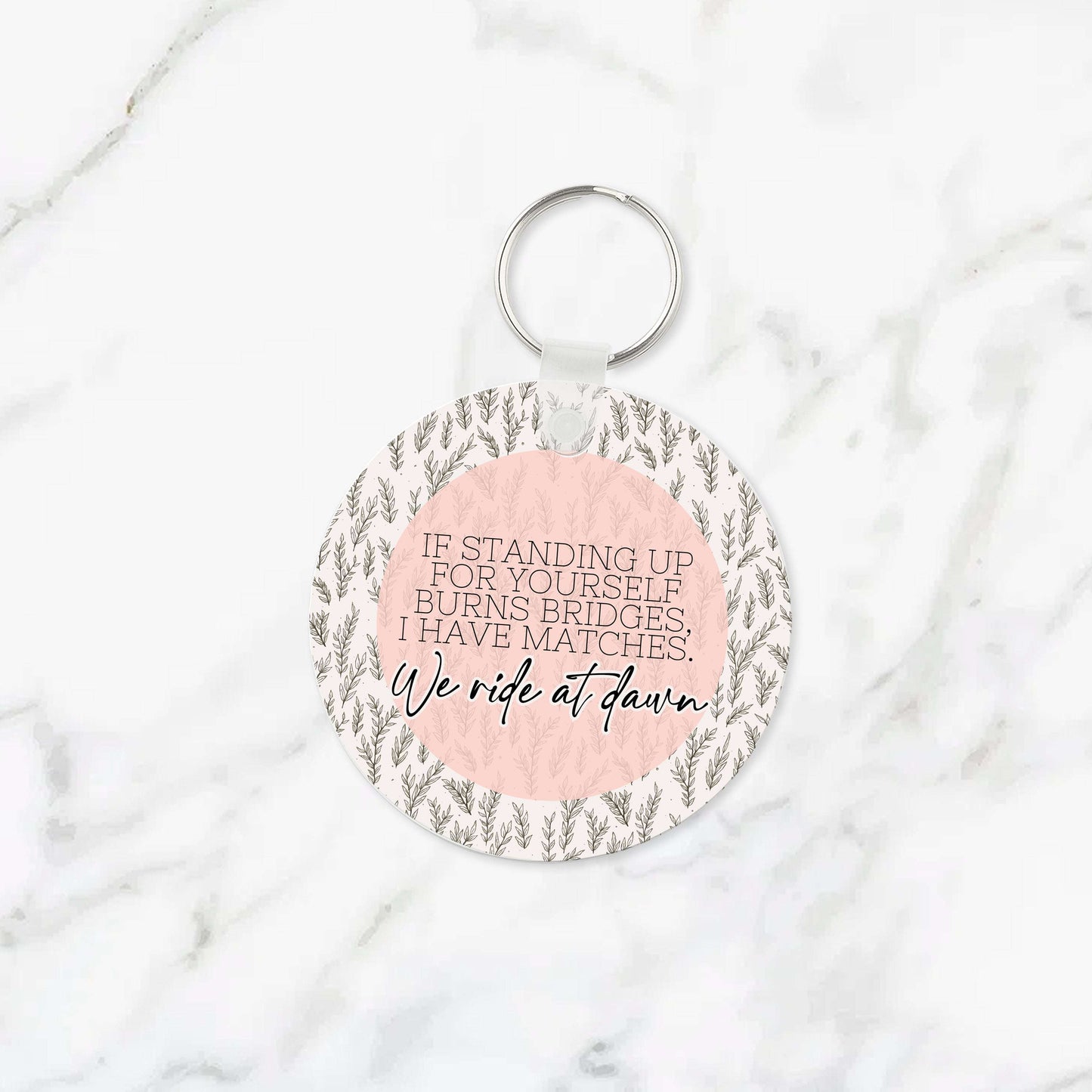 We Ride at Dawn Keychain