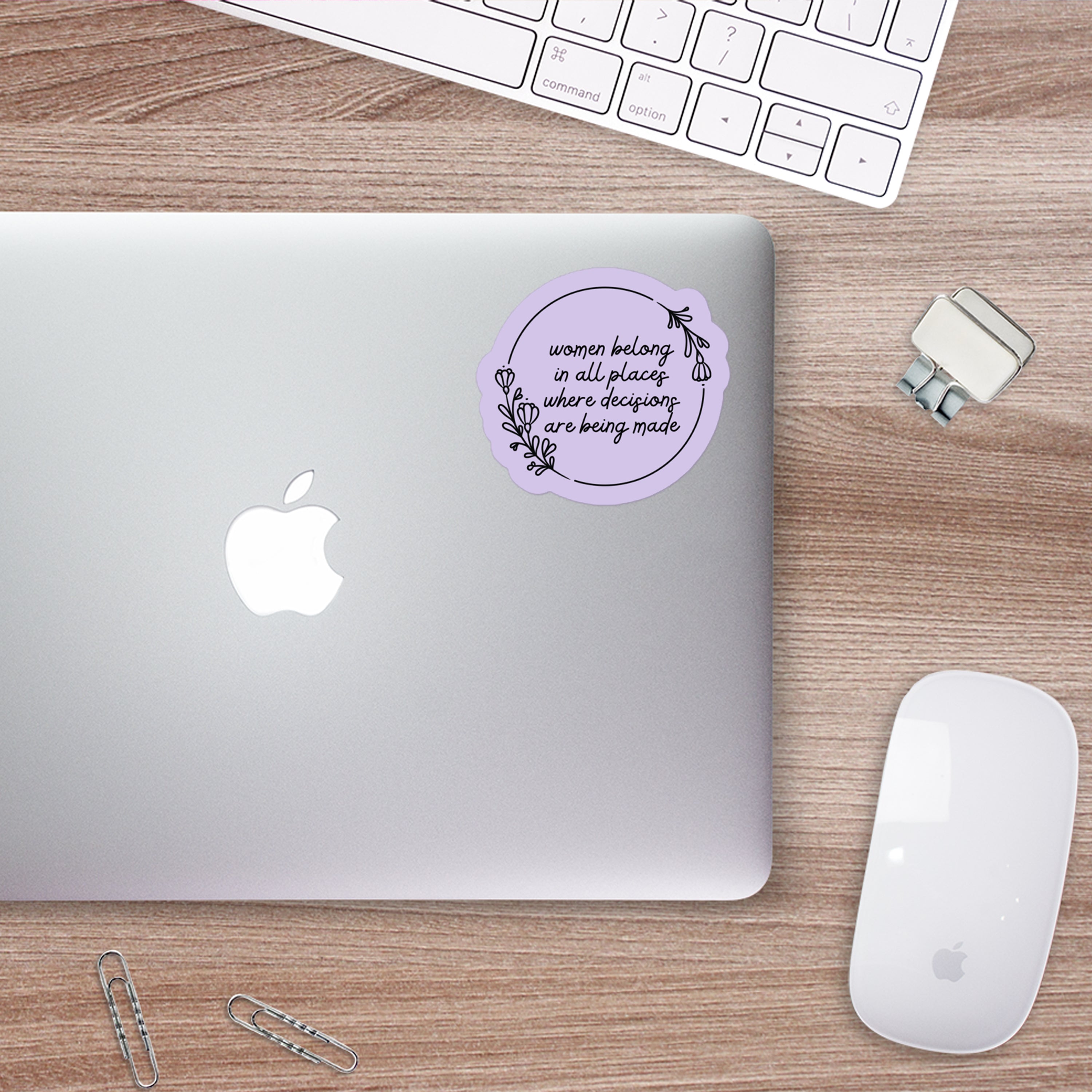 Women Belong In All Places Sticker