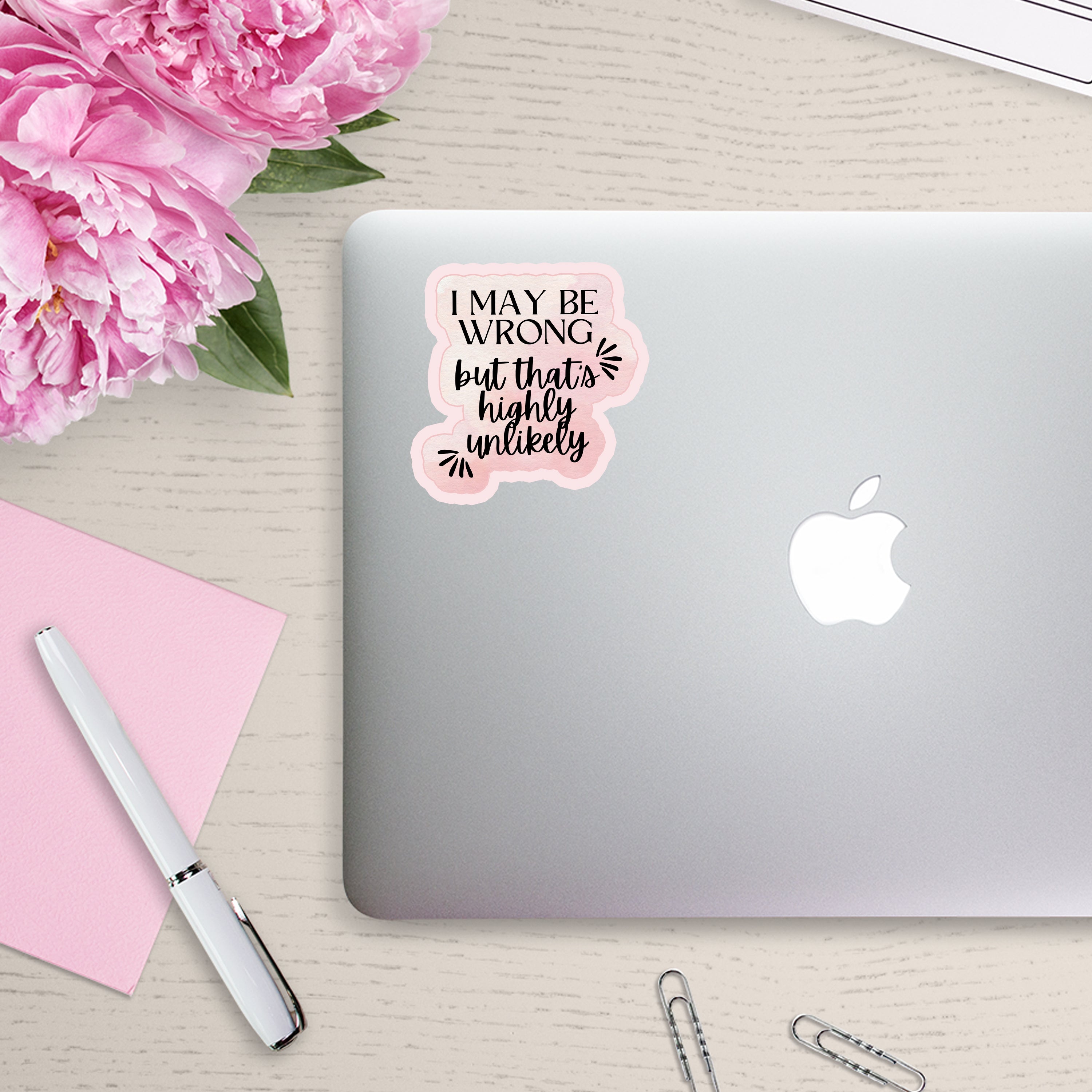 I May Be Wrong Funny Sticker