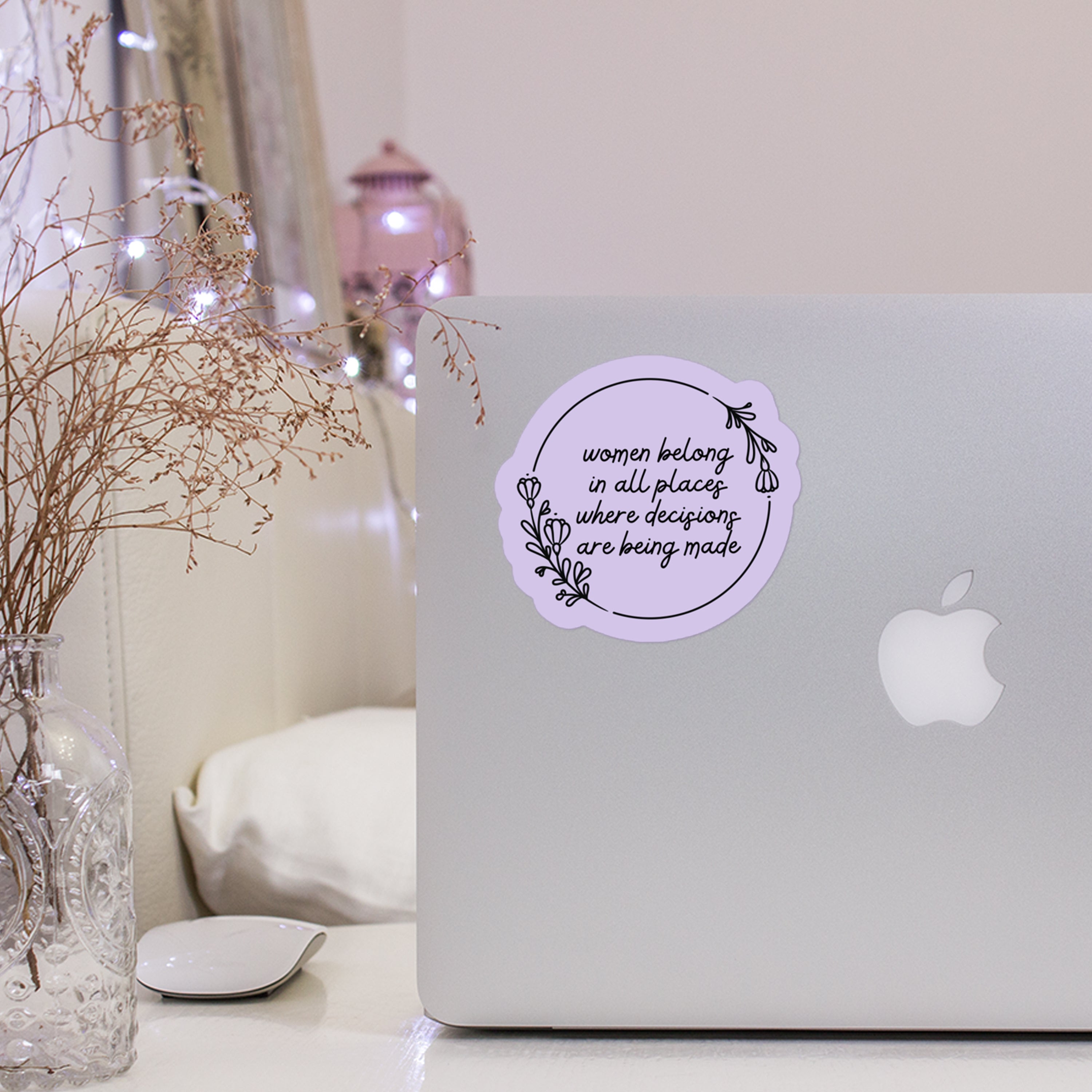 Women Belong In All Places Sticker