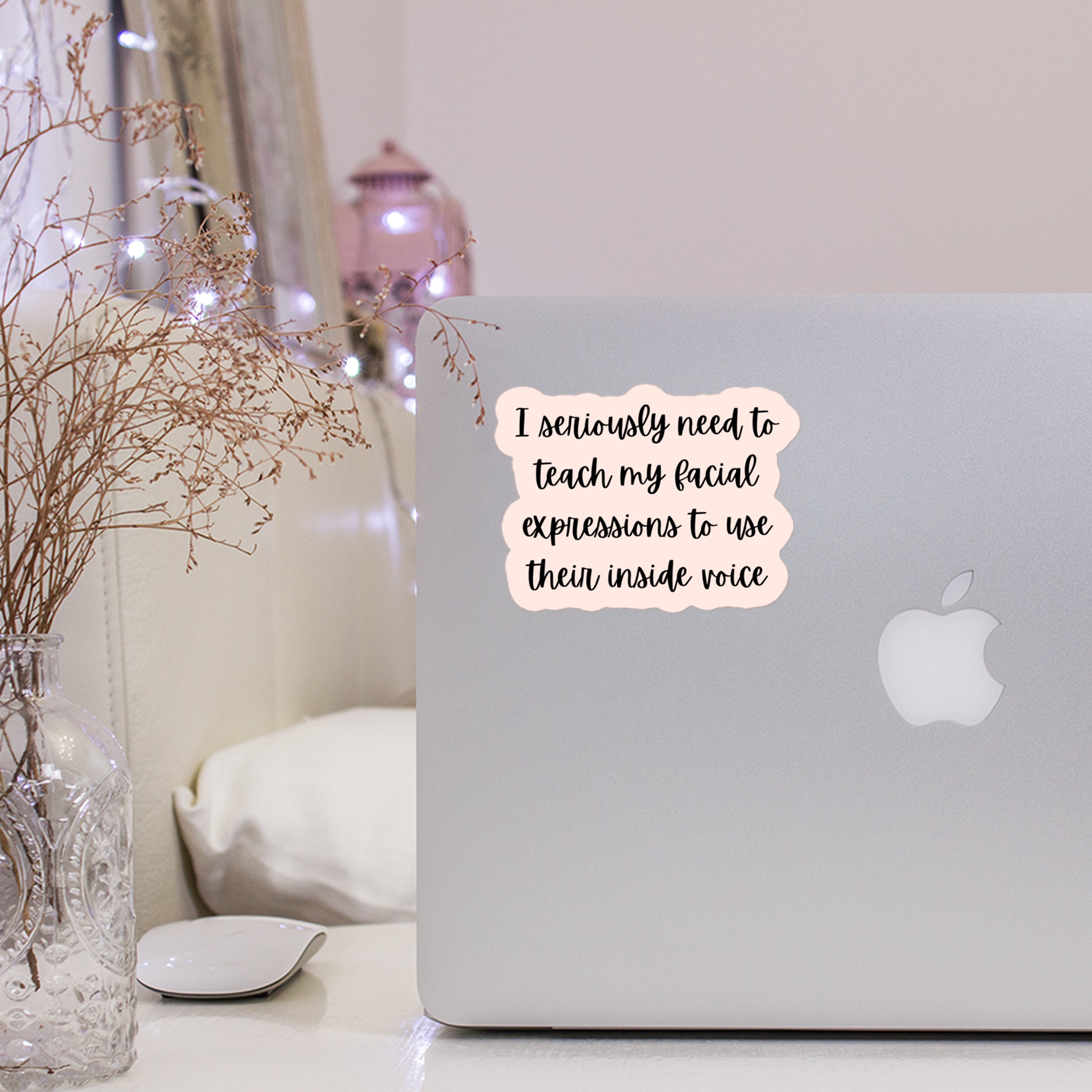 I Seriously Need to Teach My Face Sticker