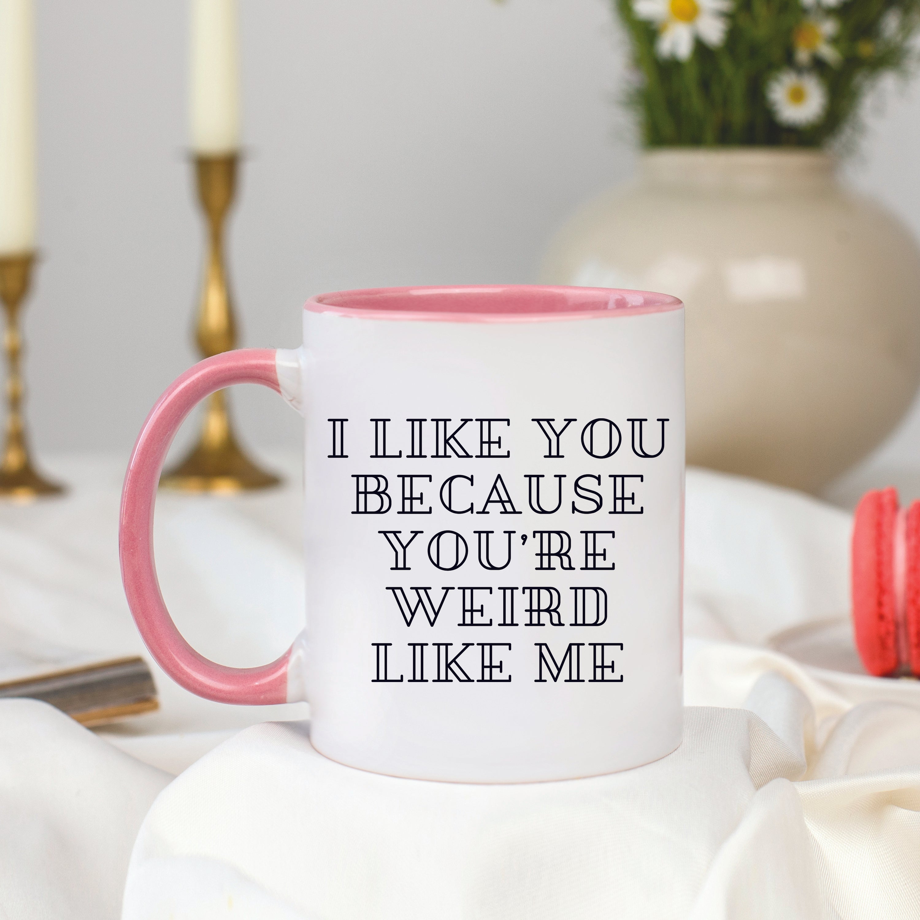 I Like You Because You're Weird Like Me Mug