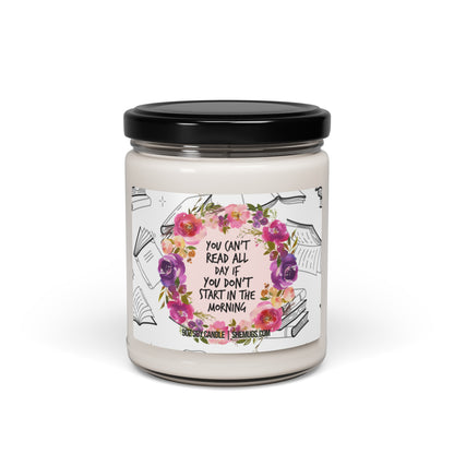 You Can't Read All Day Candle