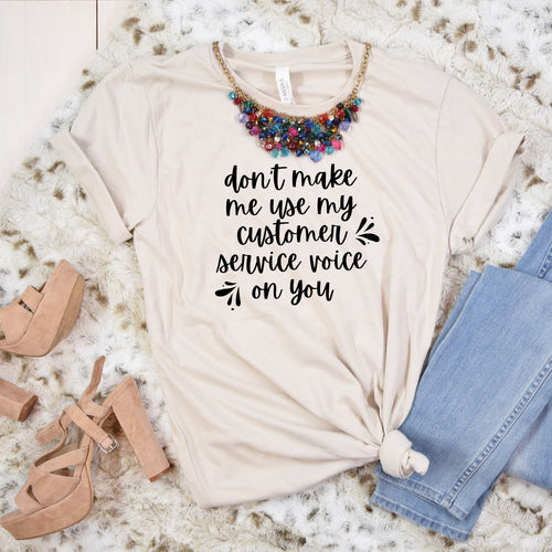 Customer Service Voice Shirt