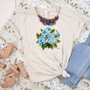 Goal Digger Flowery Language Shirt