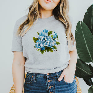 Goal Digger Flowery Language Shirt