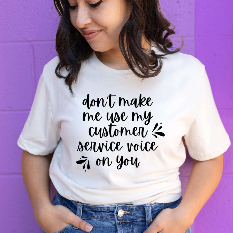 Customer Service Voice Shirt
