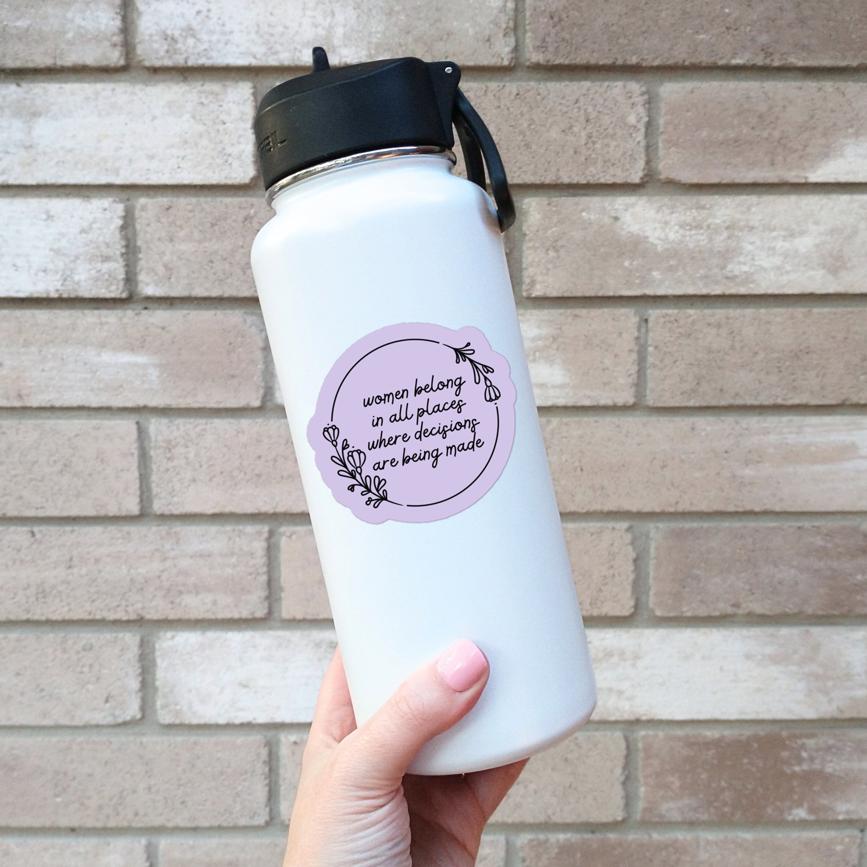 Women Belong In All Places Sticker