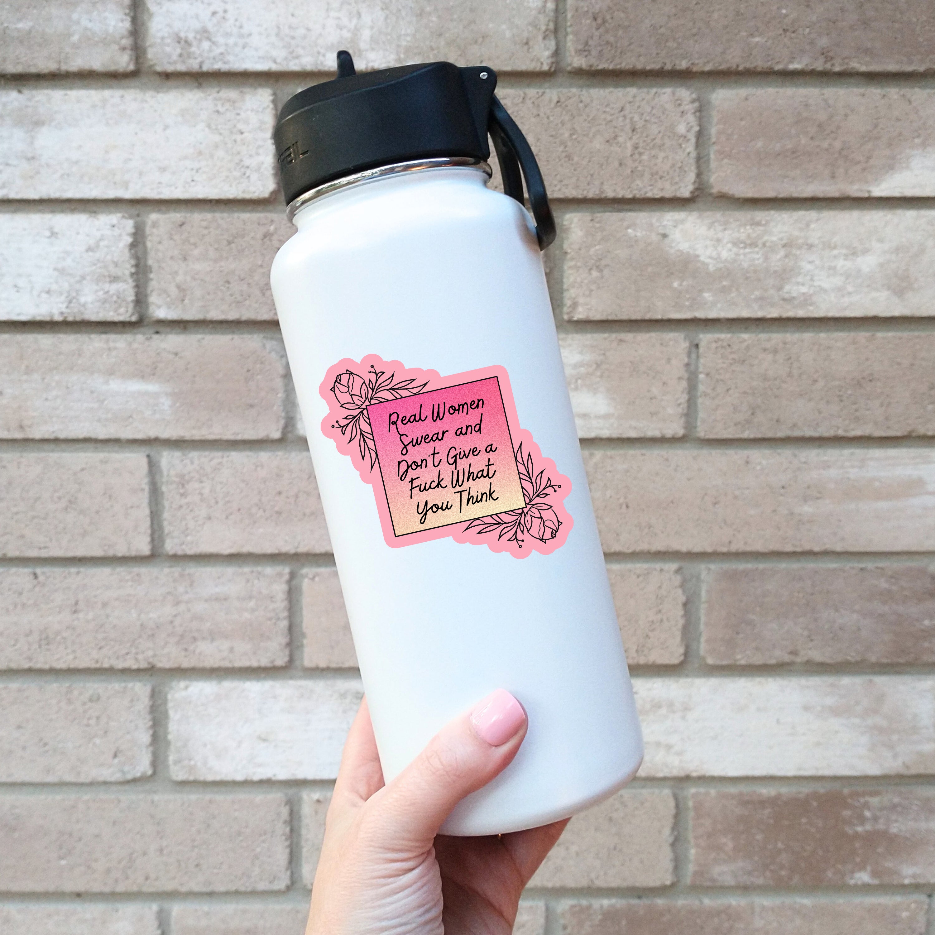 Real Women Swear Sticker