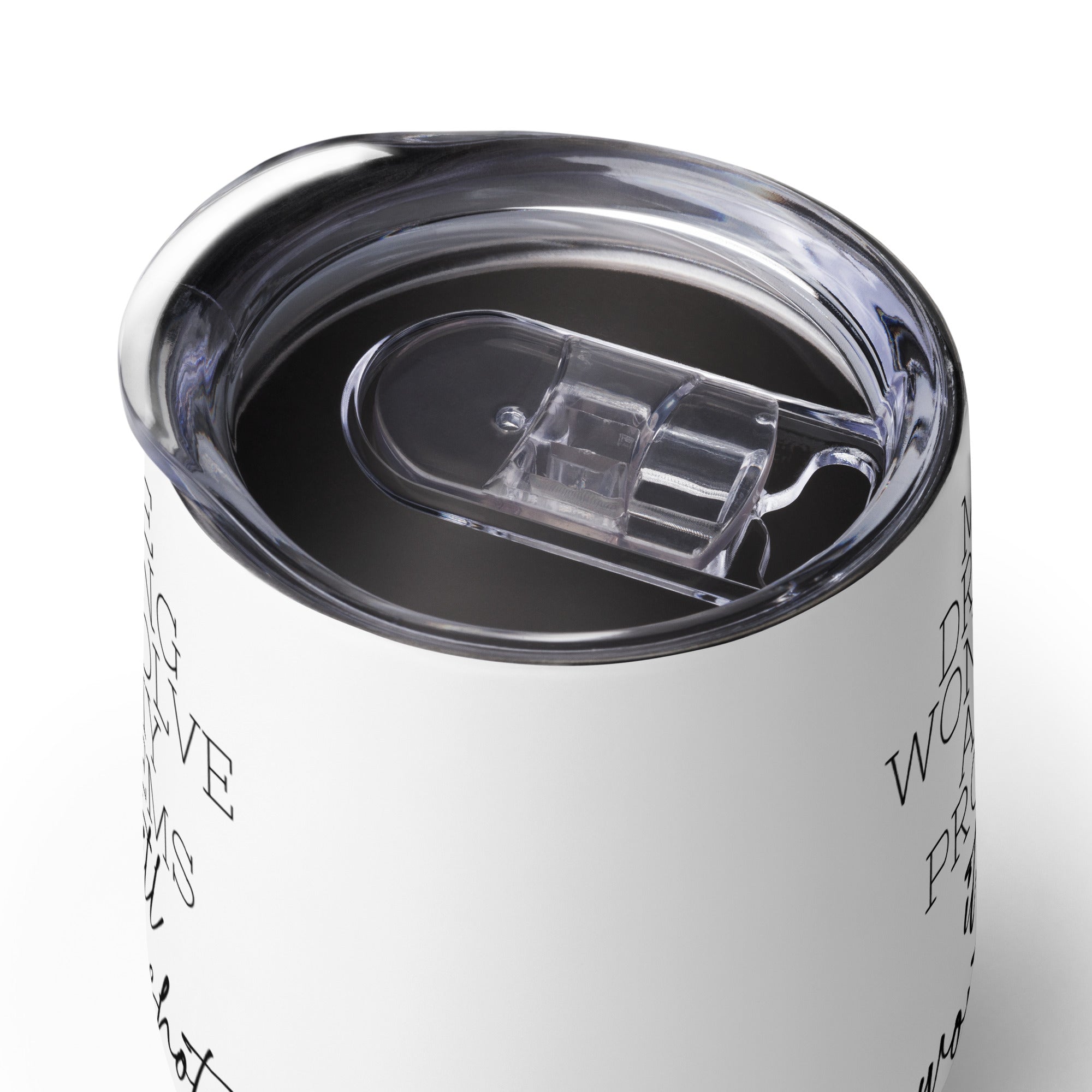 Maybe Drinking Won't Solve All My Problems Wine Tumbler