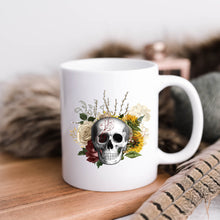 Load image into Gallery viewer, Flower Skull - Sunflower