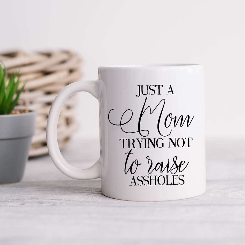 Just a Mom Trying Not to Raise Ass Holes