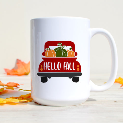 Hello Fall Pumpkin Truck