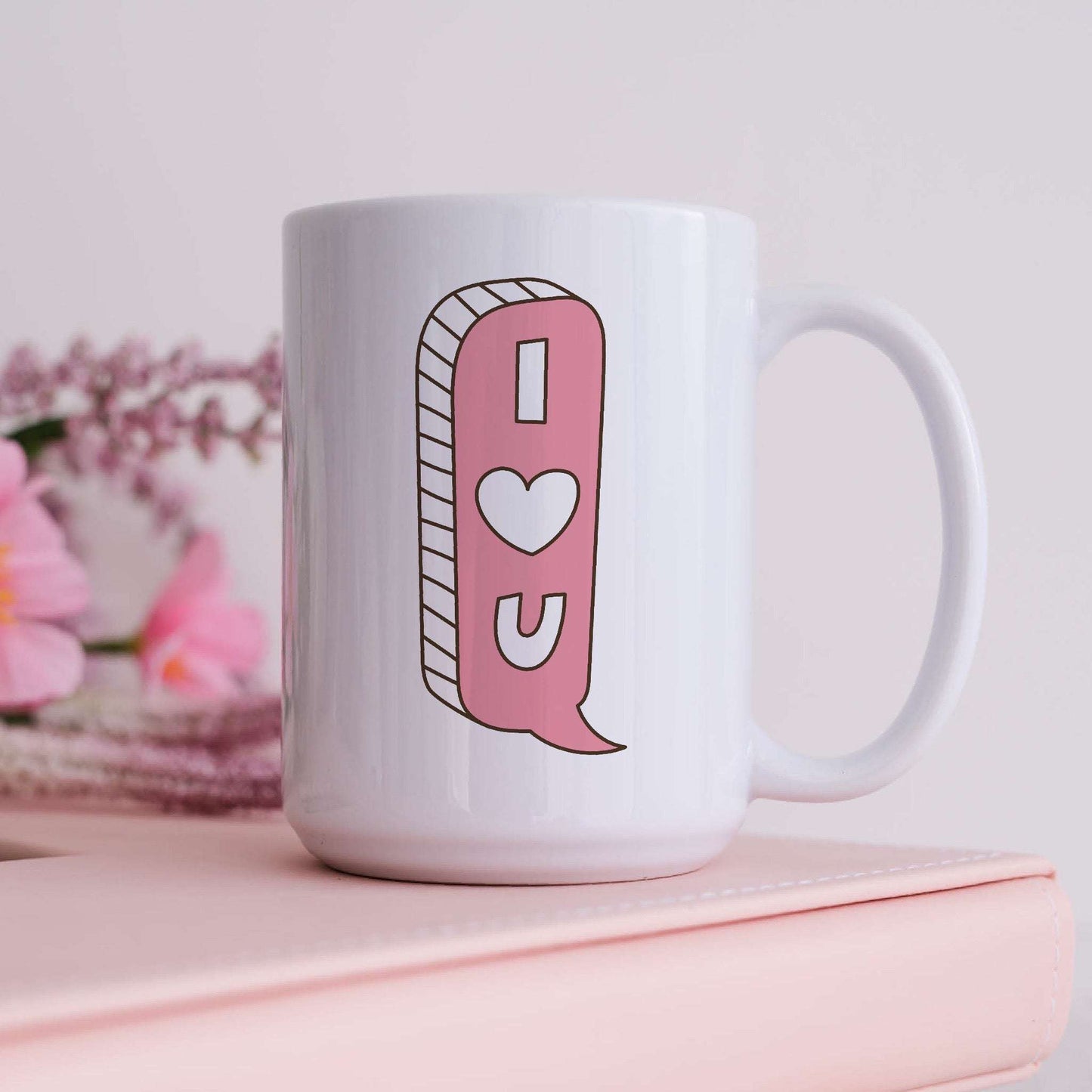 I Love You Speech Bubble Mug