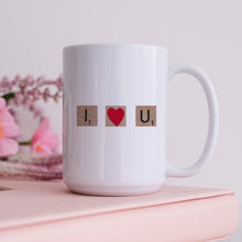 Load image into Gallery viewer, I Love You Scrabble Mug
