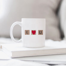 Load image into Gallery viewer, I Love You Scrabble Mug