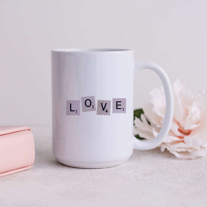 Love Scrabble Mug