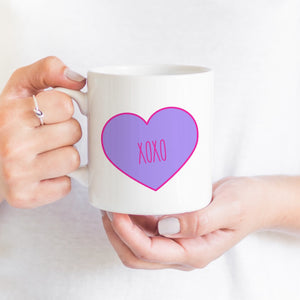 XOXO Candy Heart Mug