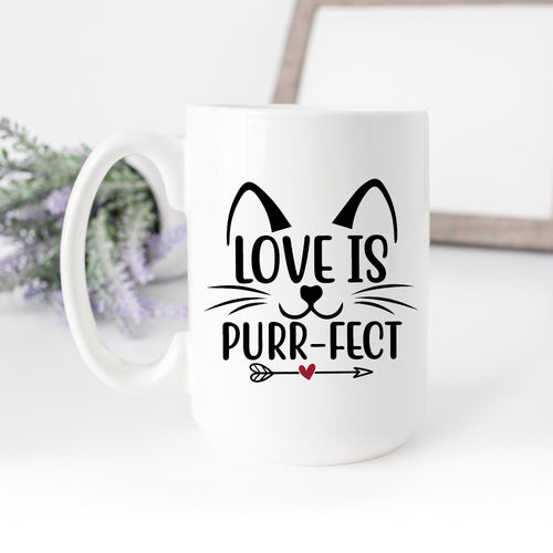 Love is Purr-fect Mug