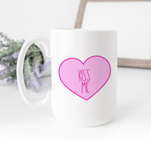 Load image into Gallery viewer, Kiss Me Candy Heart Mug