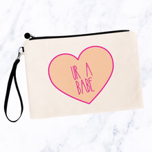 Load image into Gallery viewer, Ur A Babe Candy Heart Cosmetic Bag