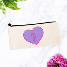 Load image into Gallery viewer, Fuck Off Candy Heart Cosmetic Bag