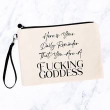 Load image into Gallery viewer, Fucking Goddess Cosmetic Bag