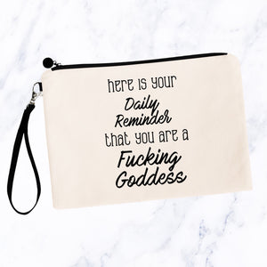 Fucking Goddess Cosmetic Bag