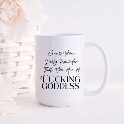 Daily Goddess Reminder V4 Mug
