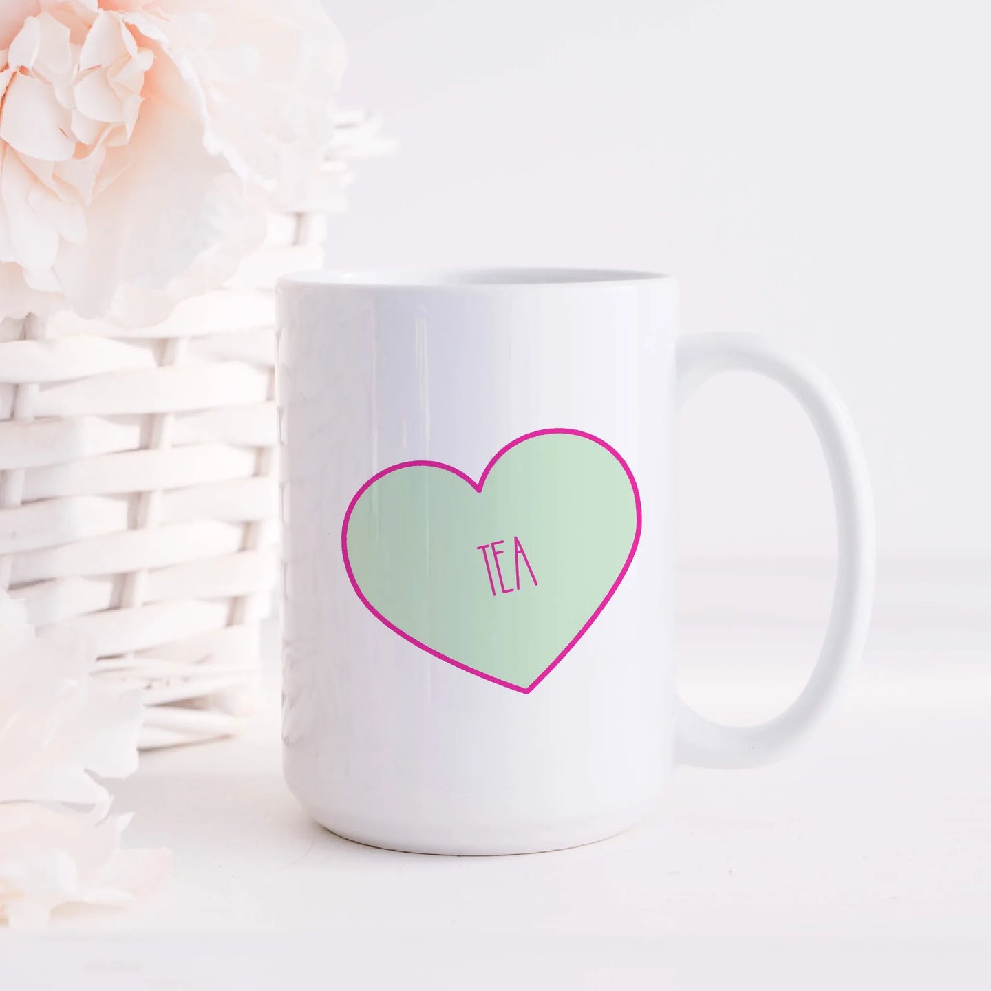 Tea Candy Heart Mug