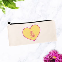 Load image into Gallery viewer, Girl Power Candy Heart Cosmetic Bag