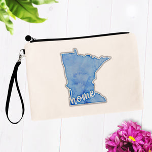 State Watercolor Home Cosmetic Bag