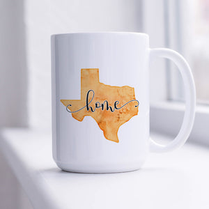 Home Overlay Custom State Watercolor Mug