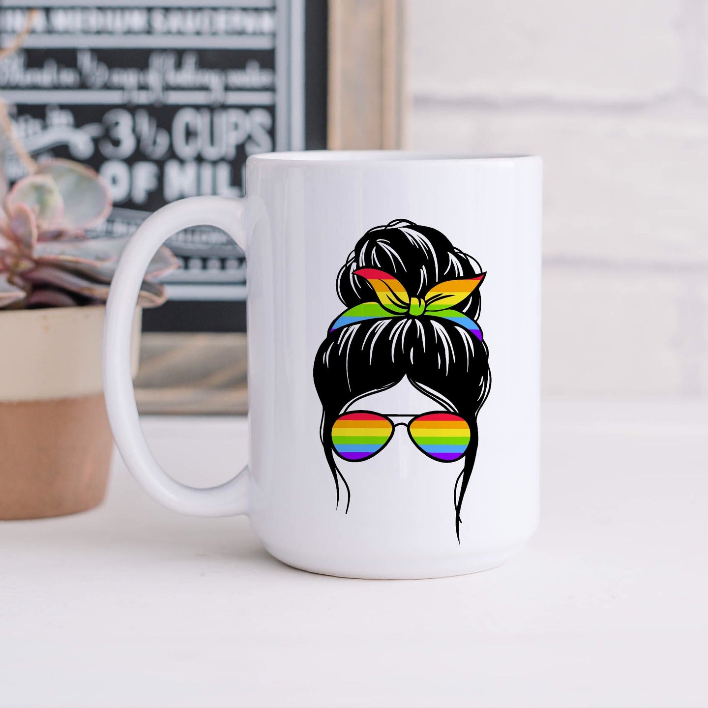 Rainbow Silhouette LGBT Pride