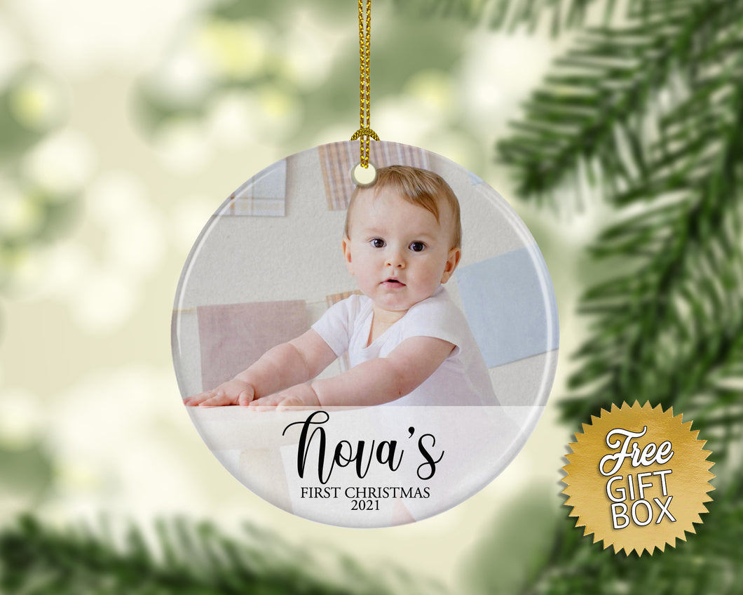 First Christmas Baby Ornament