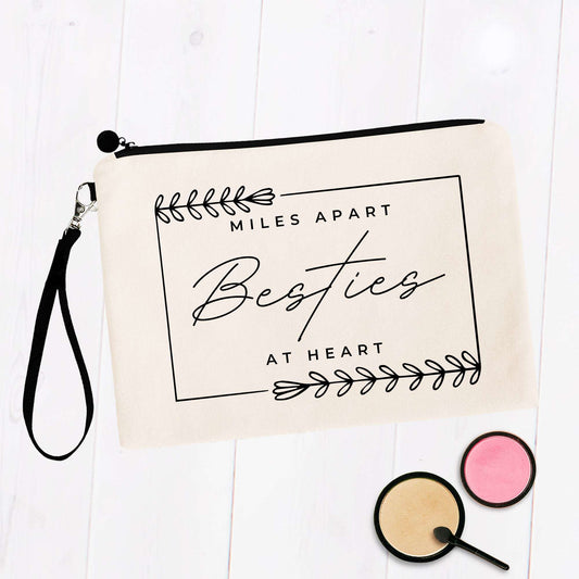 Miles Apart But Besties at Heart Bag