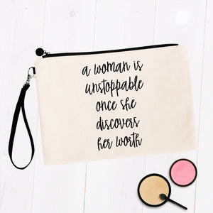 A Woman is Unstoppable Bag