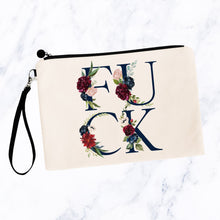 Load image into Gallery viewer, Fuck Floral Navy Blue Bag