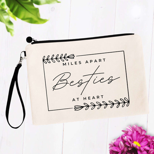 Miles Apart But Besties at Heart Bag